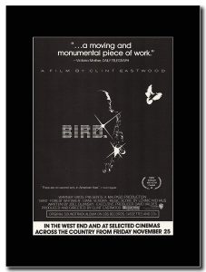 Bird-Charlie-Bird-ParkerA-Film-By-Clint-Eastwood-Matted-Mounted-Magazine-Promotional-Artwork-on-a-Black-Mount-B07MFFRRHV