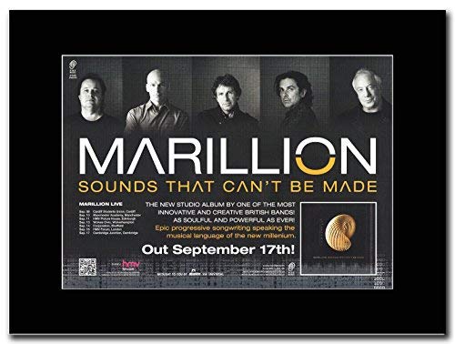 Marillion-Sounds-The-Cant-Be-Made-Magazine-Promo-on-a-Black-Mount-B01BFJS2R2