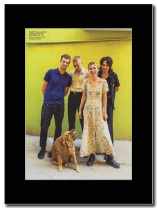 gasolinerainbows-Wolf-Alice-India-Feb-2018-Matted-Mounted-Magazine-Promotional-Artwork-on-a-Black-Mount-B07MLLNVR8